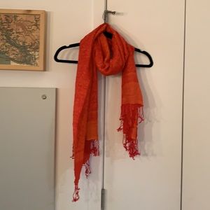 Orange scarf